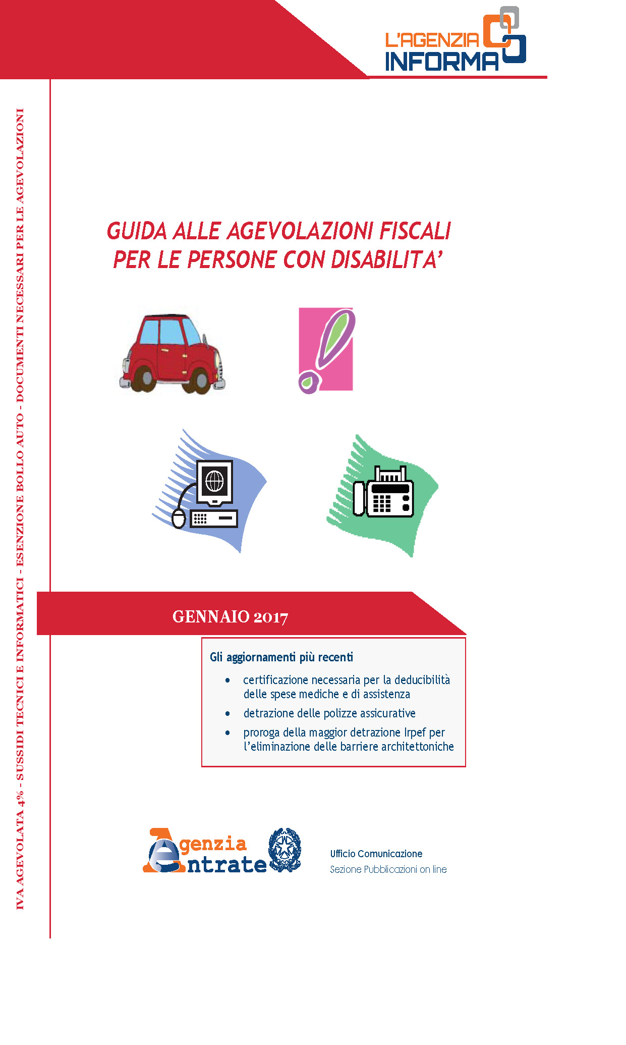 Immagine della guida edita dall'Agenzia della Entrate, clicca per scaricarla in formato PDF.